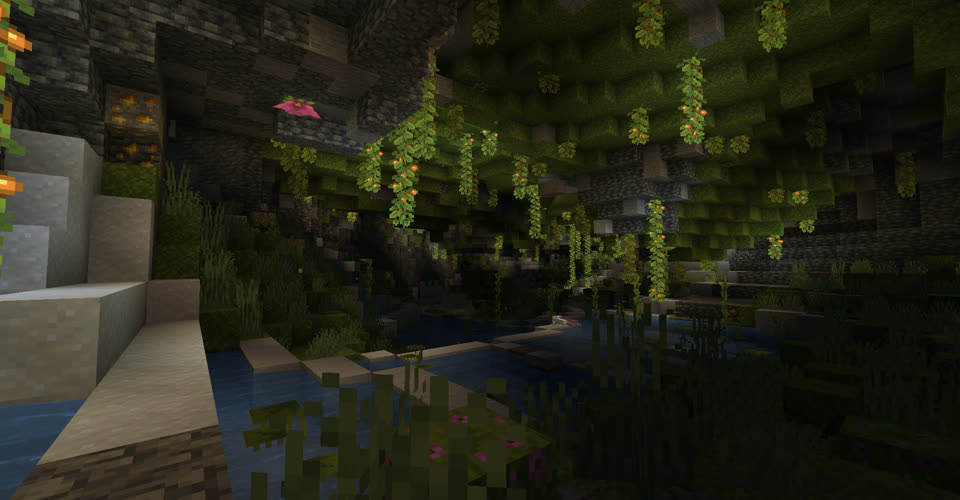 繁茂洞穴（Lush Caves）样图