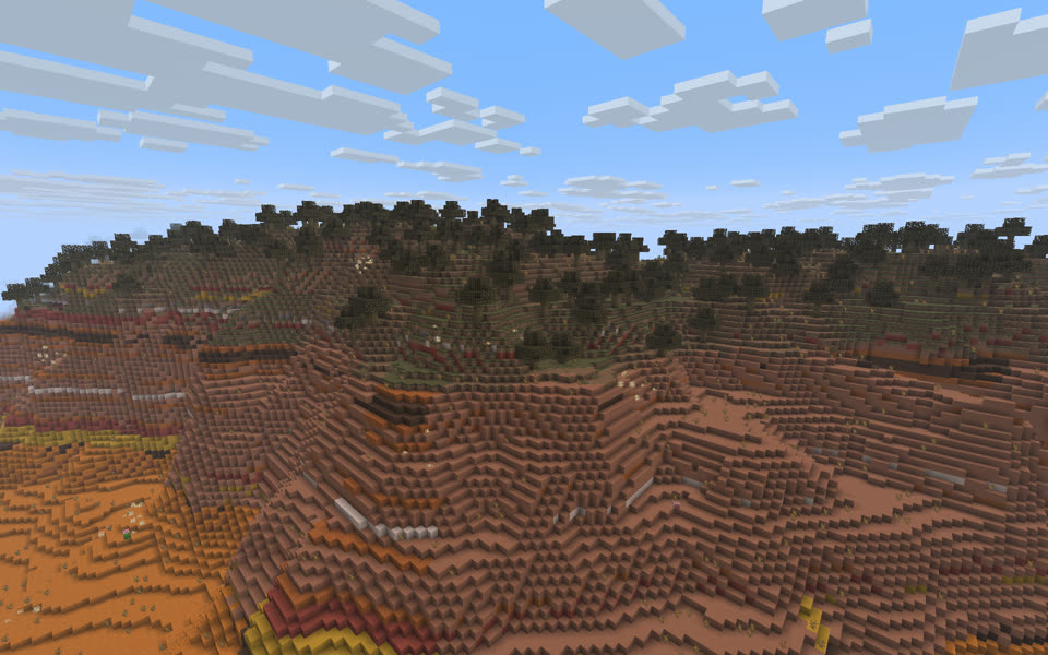 疏林恶地（Wooded Badlands）样图