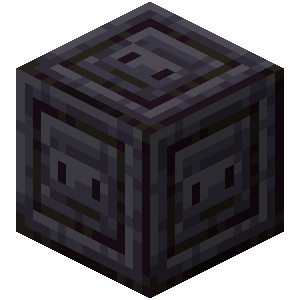 雕纹磨制黑石（Chiseled Polished Blackstone）素材图
