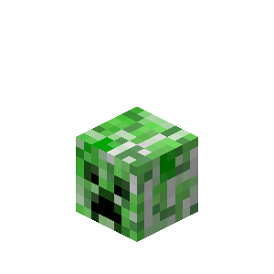 苦力怕的头（Creeper Head）素材图