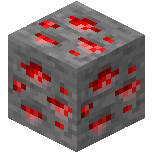 深层红石矿石（Deepslate Redstone Ore）素材图