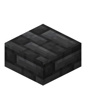深板岩瓦台阶（Deepslate Tile Slab）素材图