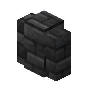 深板岩瓦墙（Deepslate Tile Wall）素材图