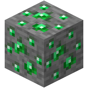 绿宝石矿石（Emerald Ore）素材图
