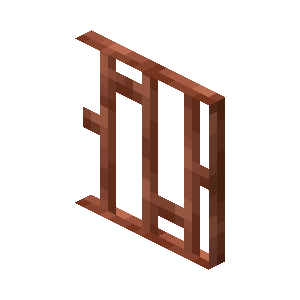 斑驳的铜栏杆（Exposed Copper Bars）素材图