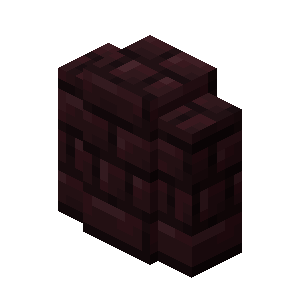 下界砖墙（Nether Brick Wall）素材图