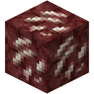 下界石英矿石（Nether Quartz Ore）素材图