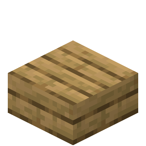 橡木台阶（Oak Slab）素材图