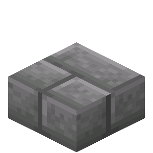 石砖台阶（Stone Brick Slab）素材图