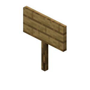 诡异木告示牌（Warped Sign）素材图