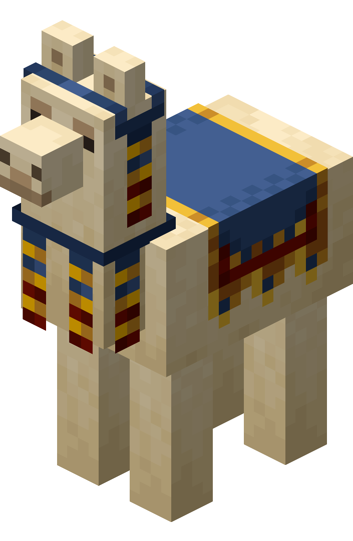 商人羊驼（Trader Llama）素材图