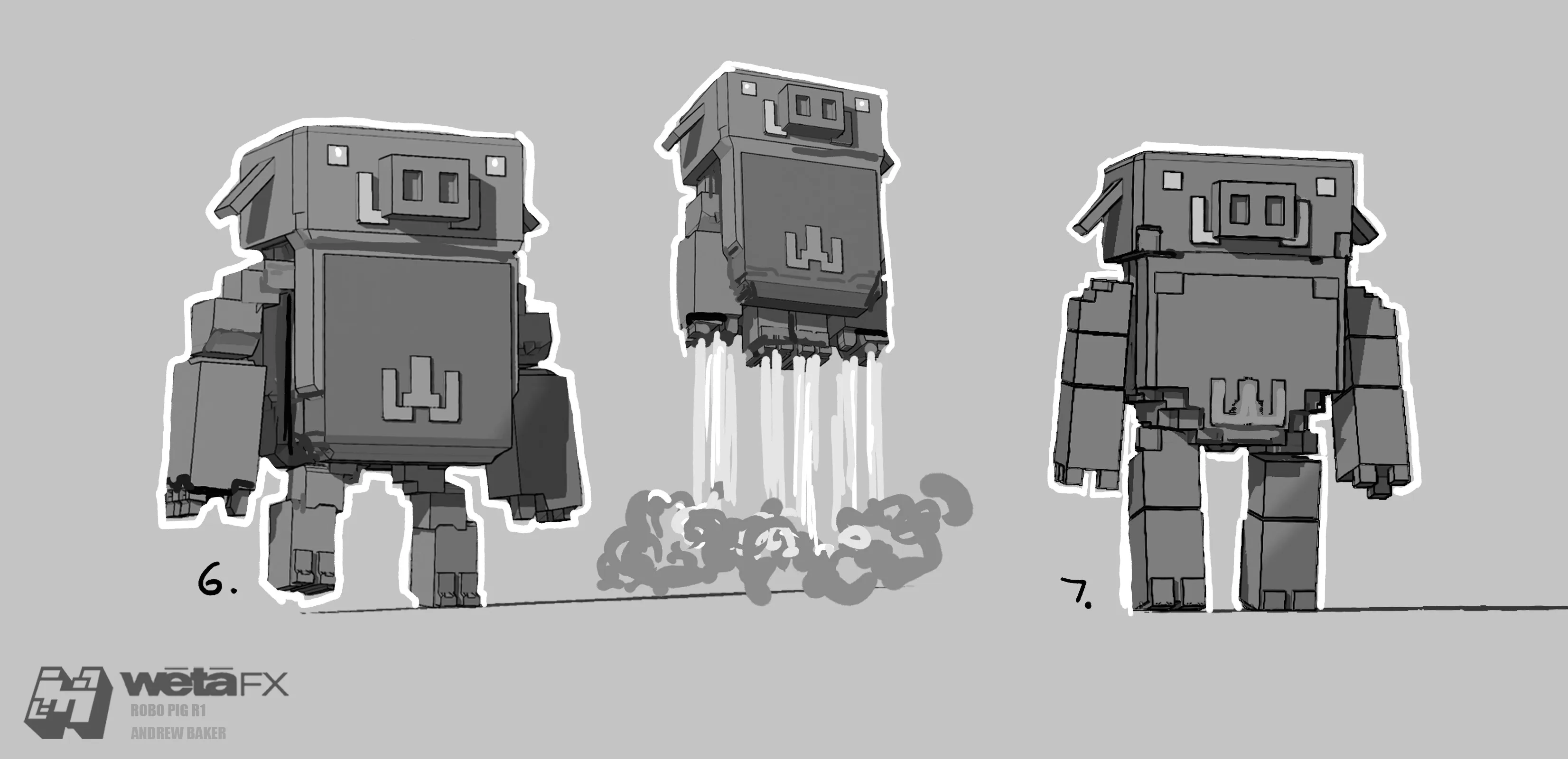 Robo Pig concept 3