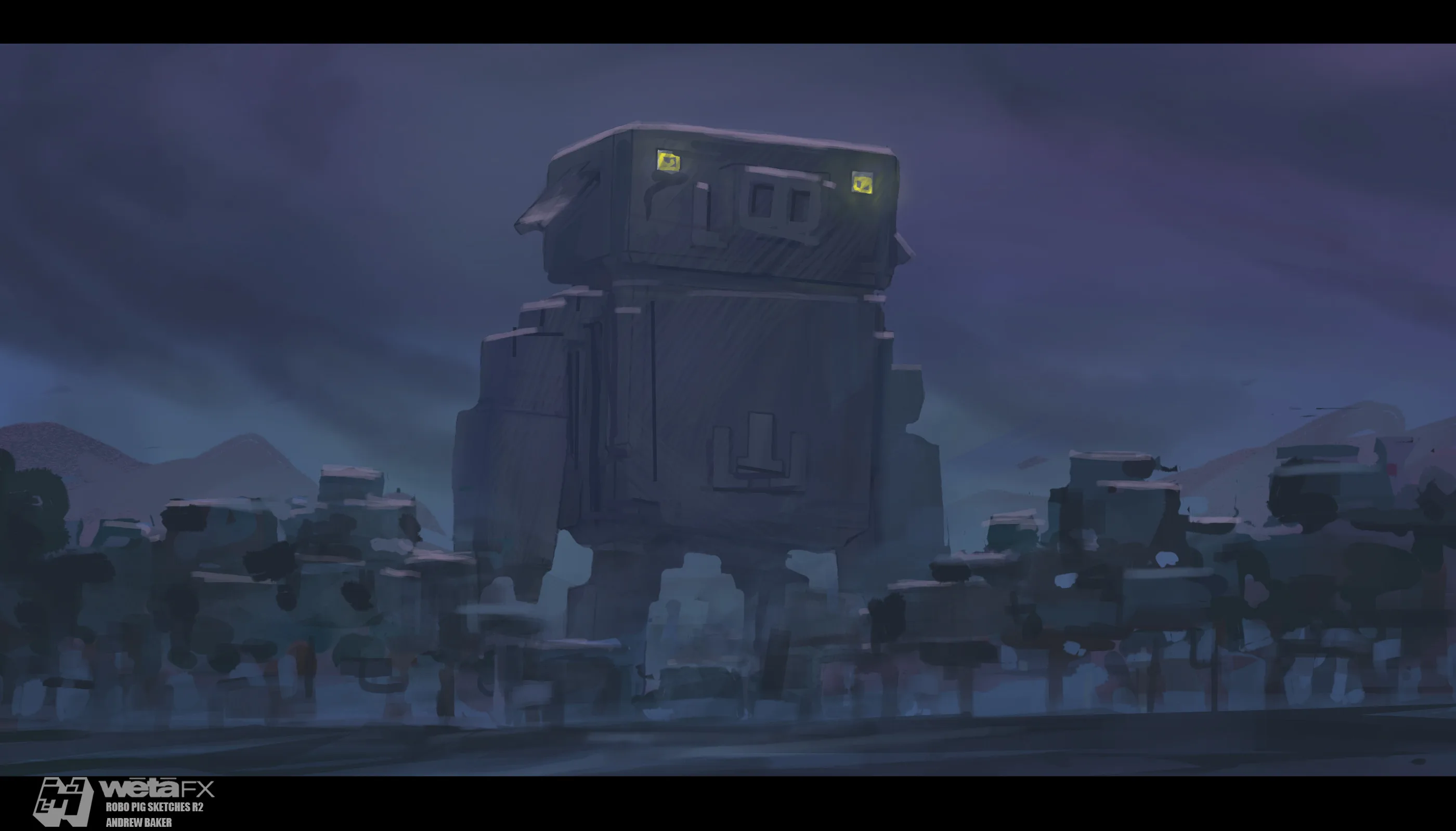 Robo Pig forest