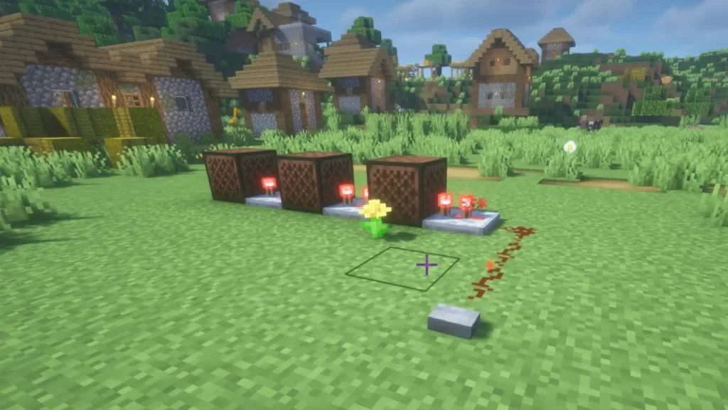 红石触发 Minecraft 音符盒 红石触发 Minecraft 音符盒