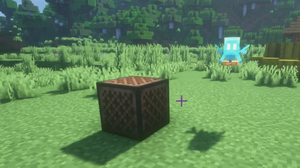 悦灵与 Minecraft 音符盒互动 悦灵与 Minecraft 音符盒互动