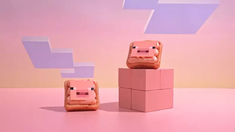 《我的世界》联名甜点展示