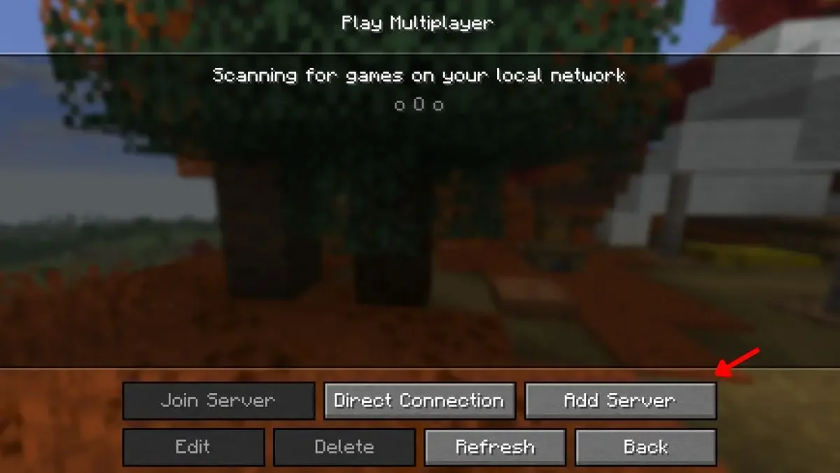 在 Minecraft Java版中添加公共服务器