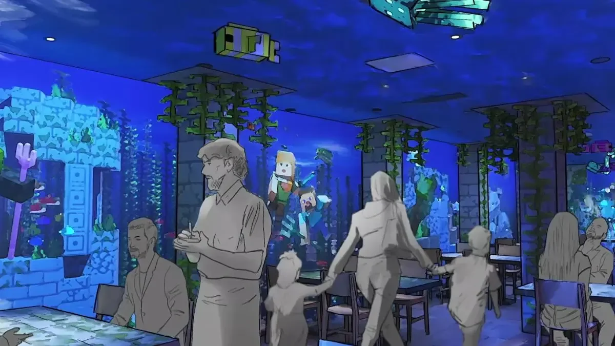 深海主题餐厅概念图