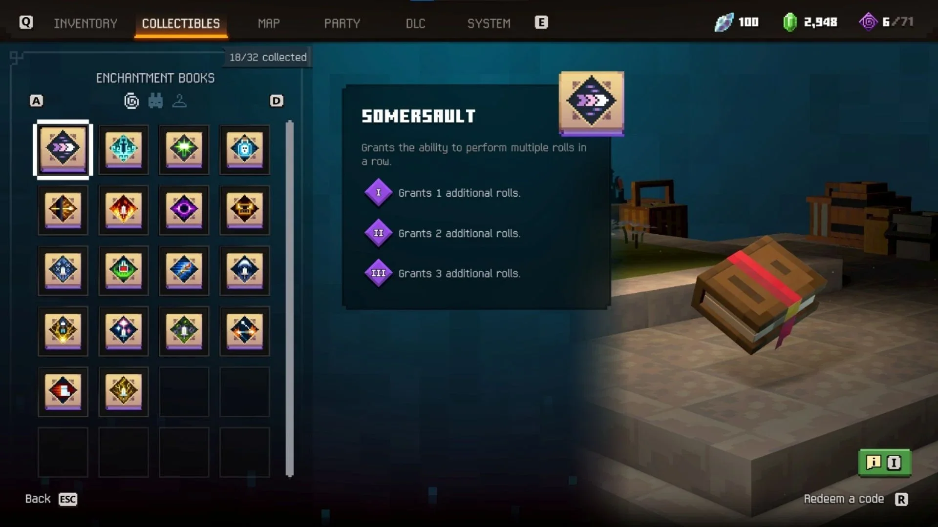 筋斗附魔(图片来源:Mojang Studios、Sportskeeda)