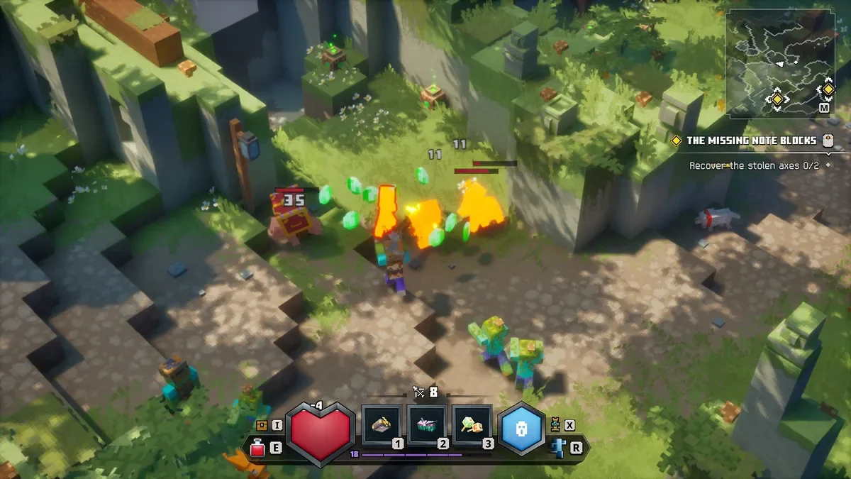 PC版《Minecraft Dungeons 2》游戏画面
