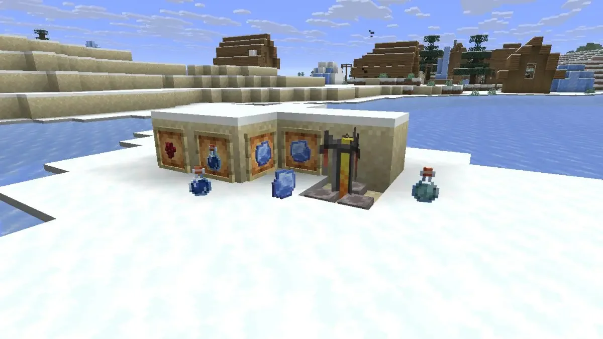 Minecraft 冻结药水所需材料