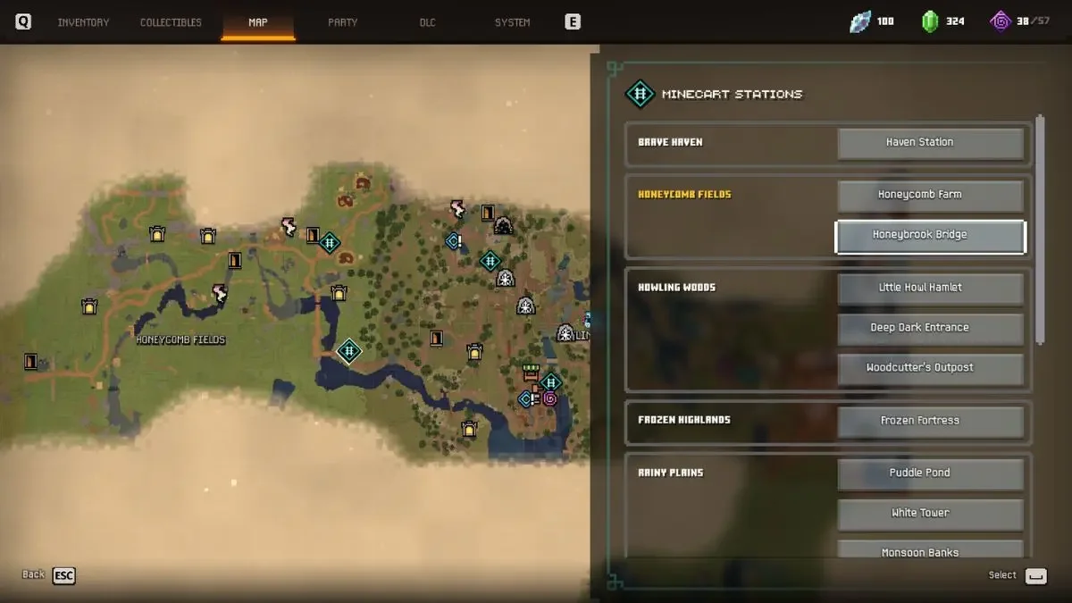 《Minecraft Dungeons 2》中的快速旅行