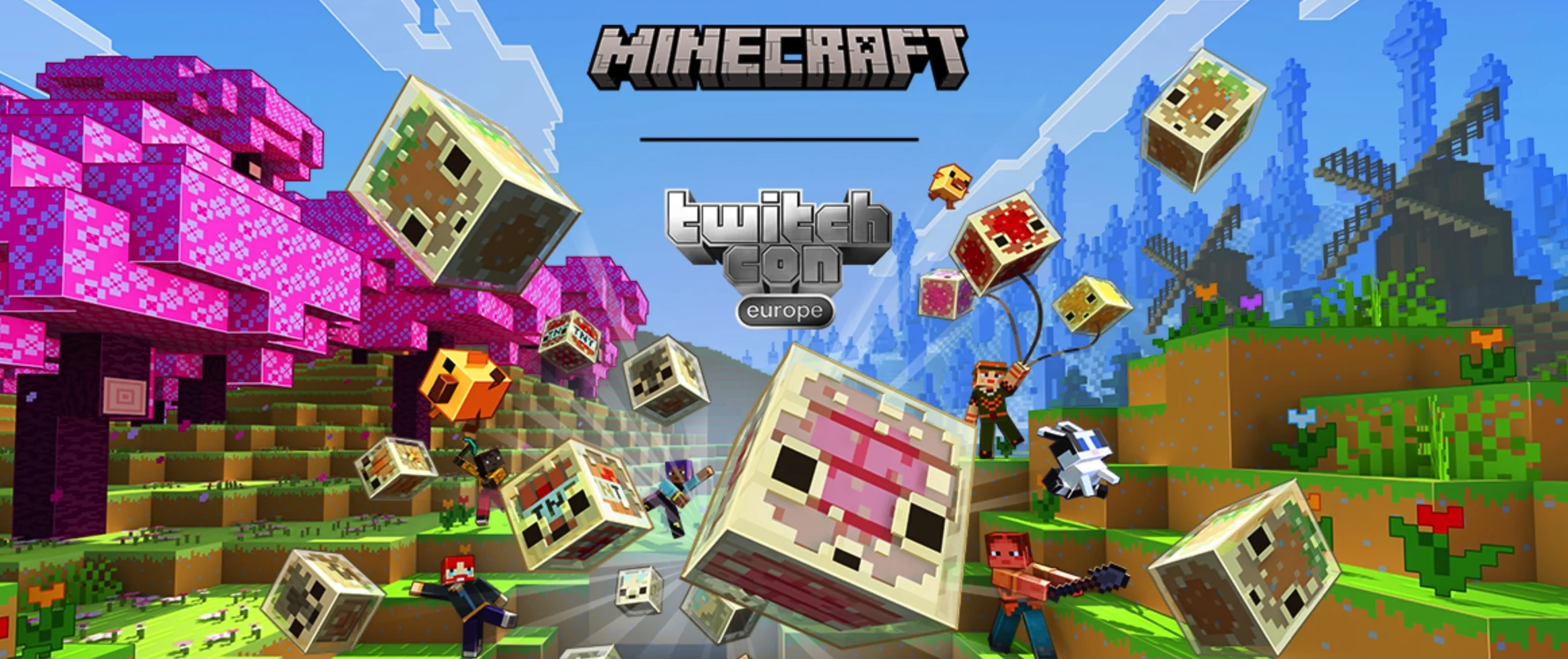 在 TwitchCon 参与 Minecraft 活动