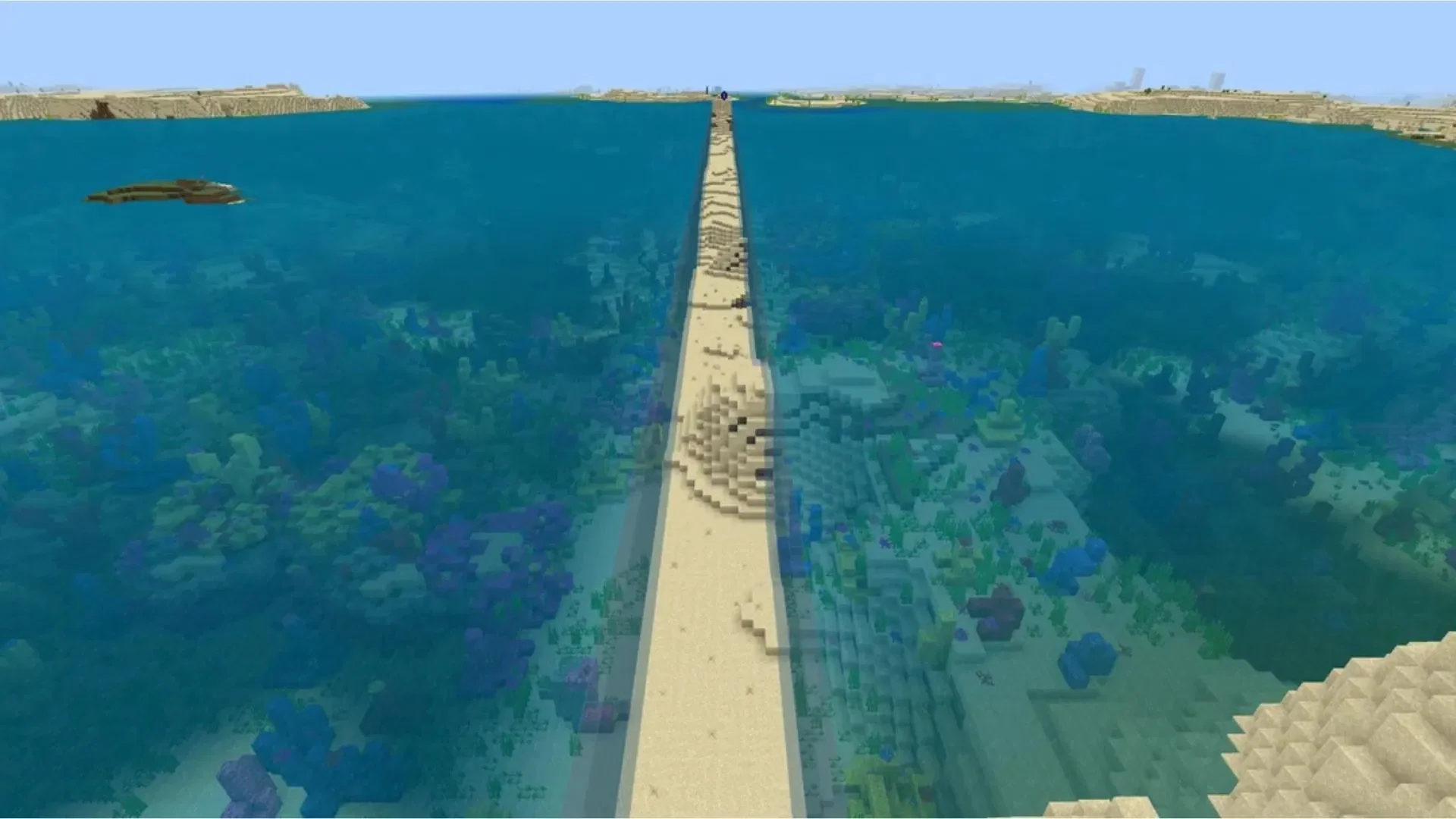 “摩西，是你吗？”：Minecraft玩家竟然“劈开”了整片海洋，引得社区网友爆笑热议