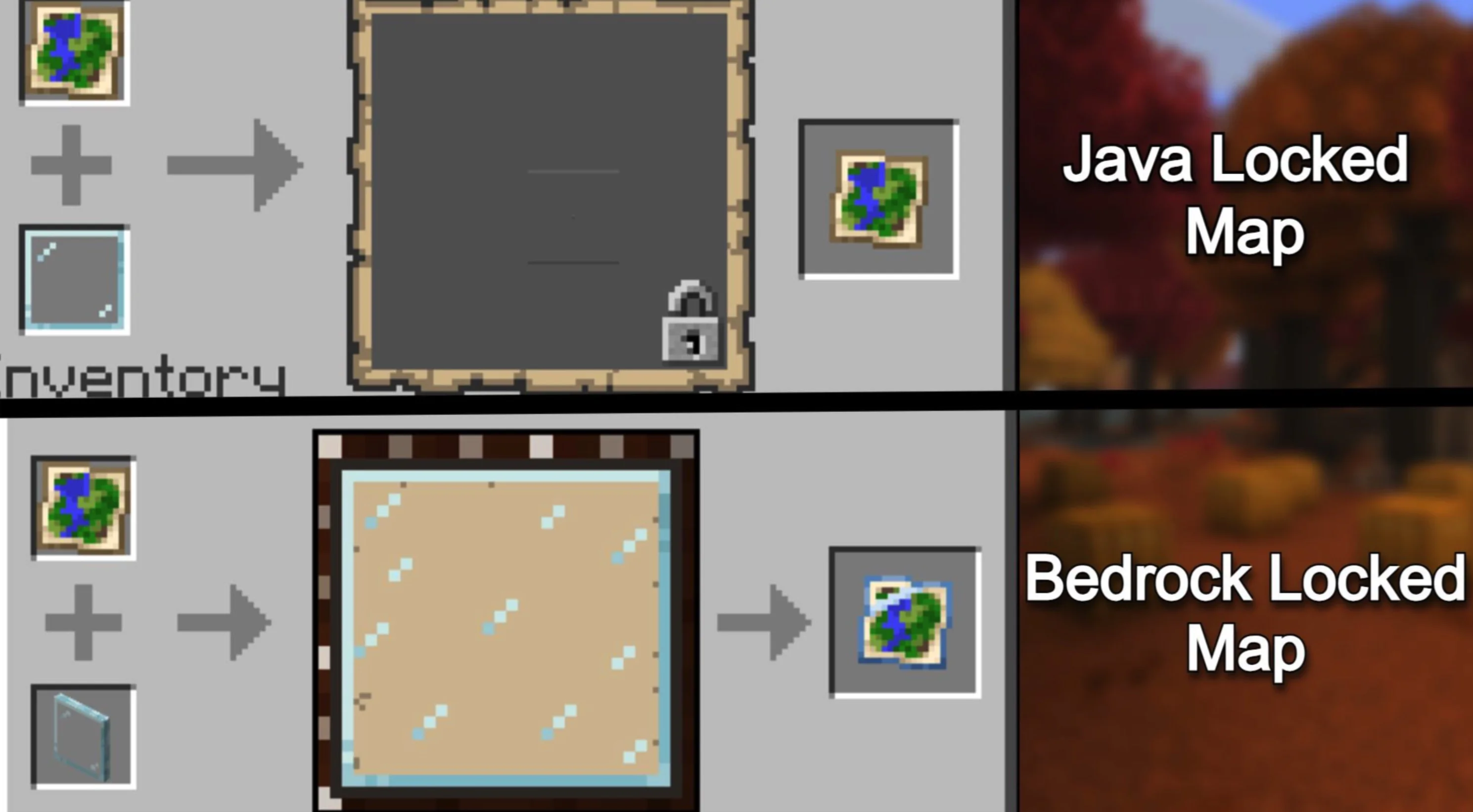 Mojang 确认新的基岩版锁定地图纹理不会登陆 Java 版