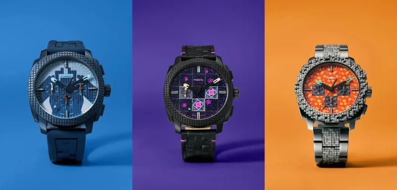 Fossil 公布《我的世界：地下城2》联名腕表，三款新品即将发售