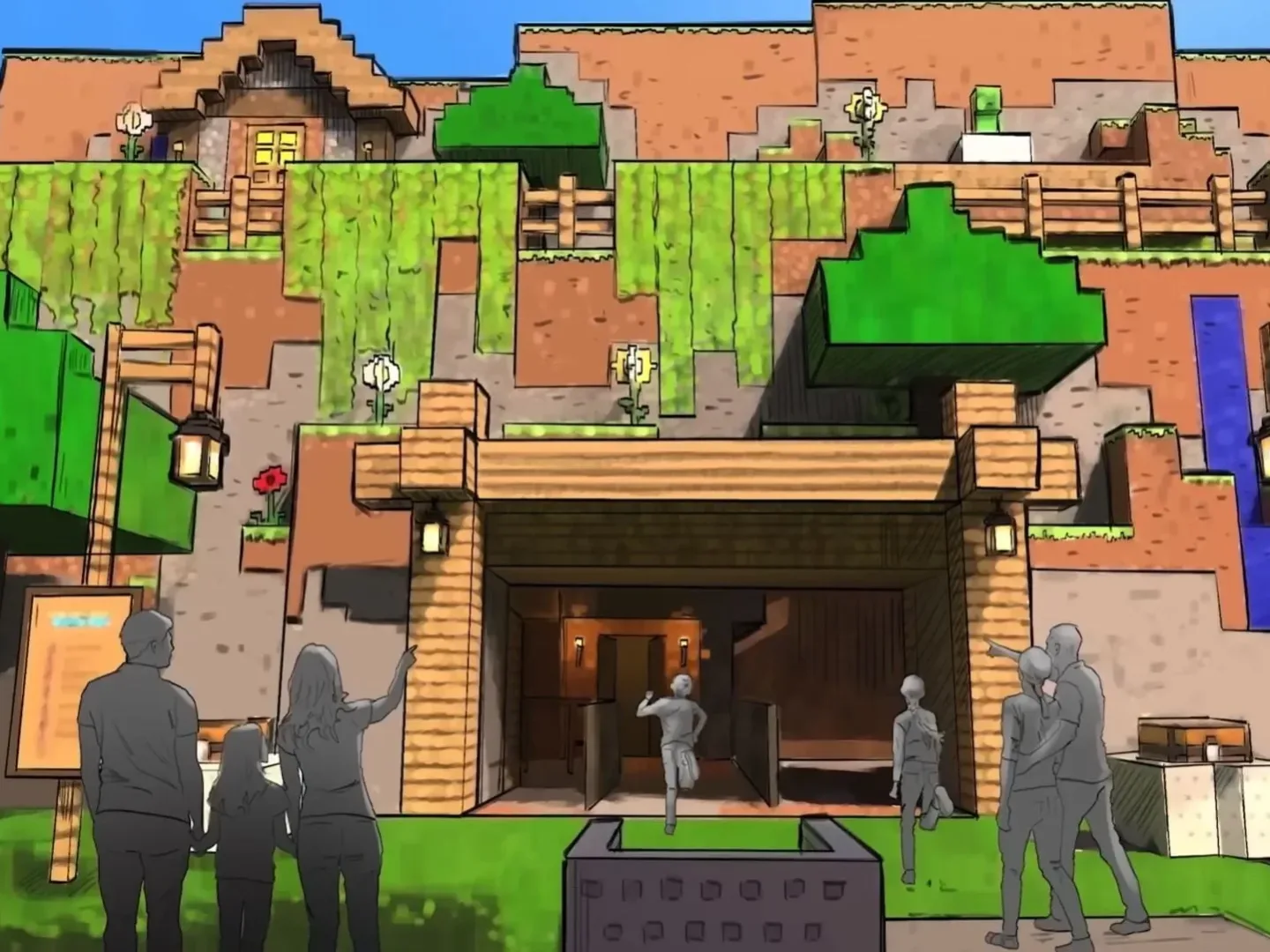 Mojang宣布全球首家《我的世界》主题酒店与过山车即将登场