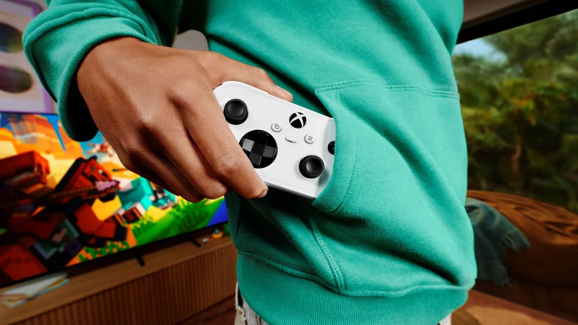 微软推出口袋大小的Xbox Nano手柄：比手机还短，主打《我的世界：地下城 II》合家欢联机 封面 1