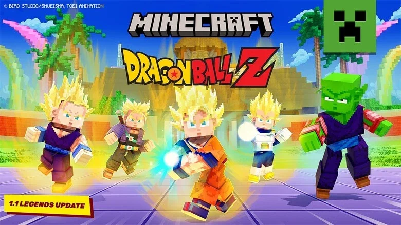 《我的世界》×《龙珠Z》DLC推出1.1“传奇”更新：巴达克、悟天克斯、贝吉特参战，新增最多8人的自定义武道会