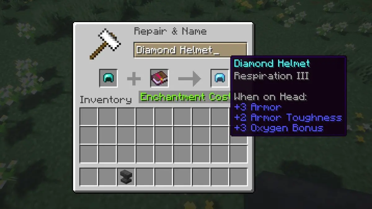 How to Get Respiration Enchantment in Minecraft using Enchanted Books 6a326a4a2ab41953418080 0