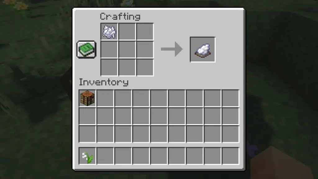 How to Make White Dye in Minecraft Crafting Recipe using Crafting Table 6a39f56144268531142286 0