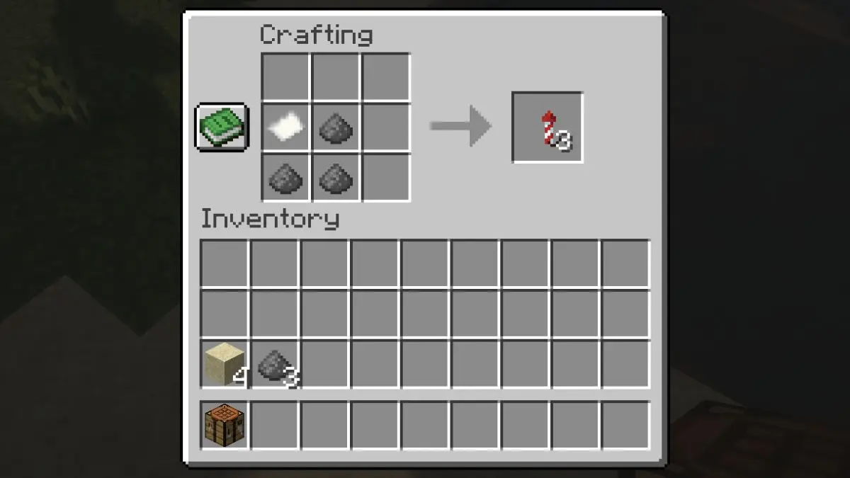 Use Gunpowder to make Firework in Minecraft 6a7d4316b59ca621999156 0