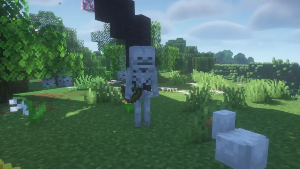 Use Skeleton bones for Bone Meal to get White Dye in Minecraft 6a39f563c0ae8754741613 0