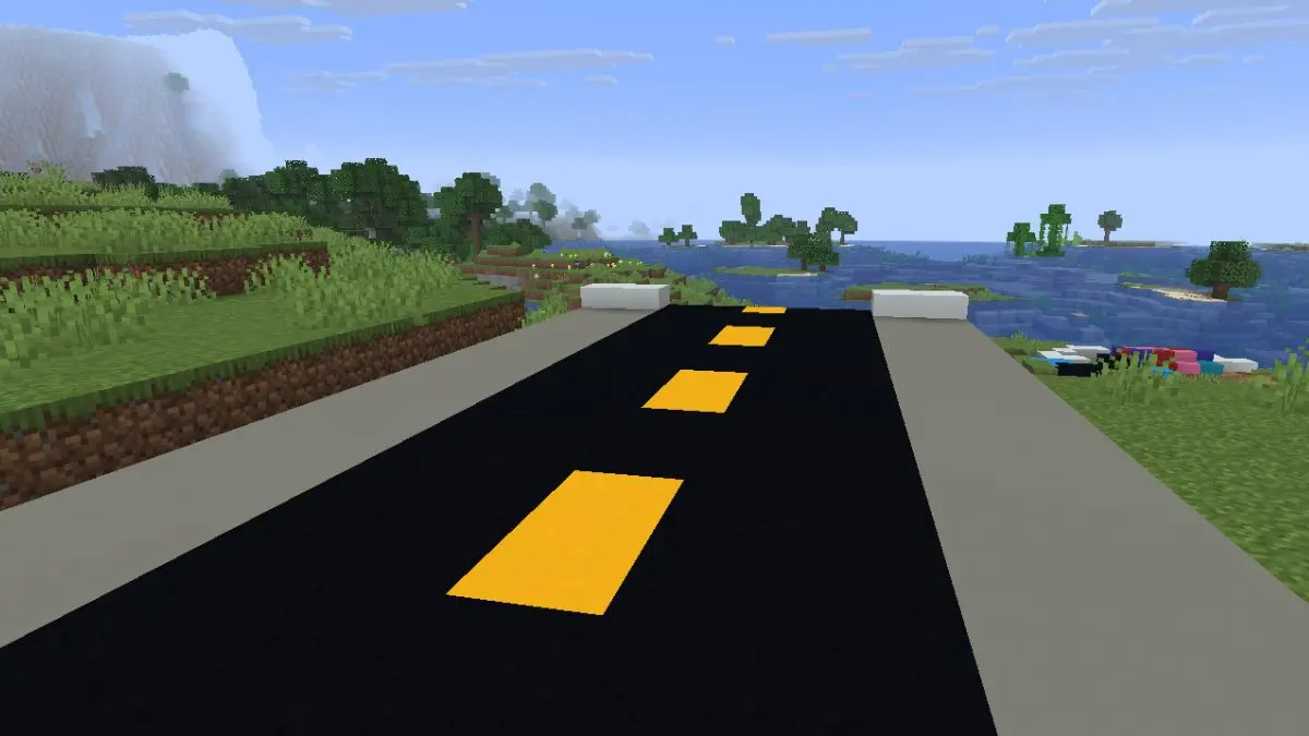 Use the concrete slabs and stairs to make roadways 6a74232a7ccfc892357565 0