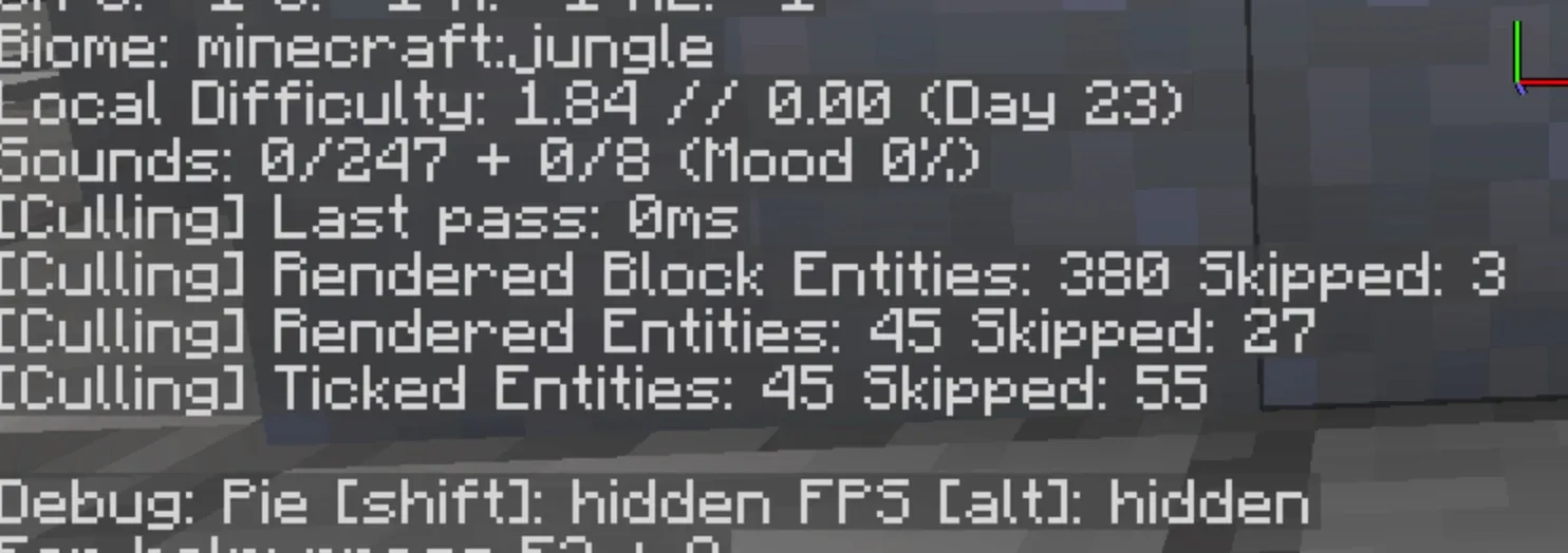 实体剔除 Entity Culling