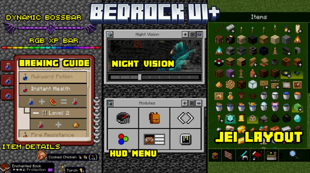 Bedrock UI+