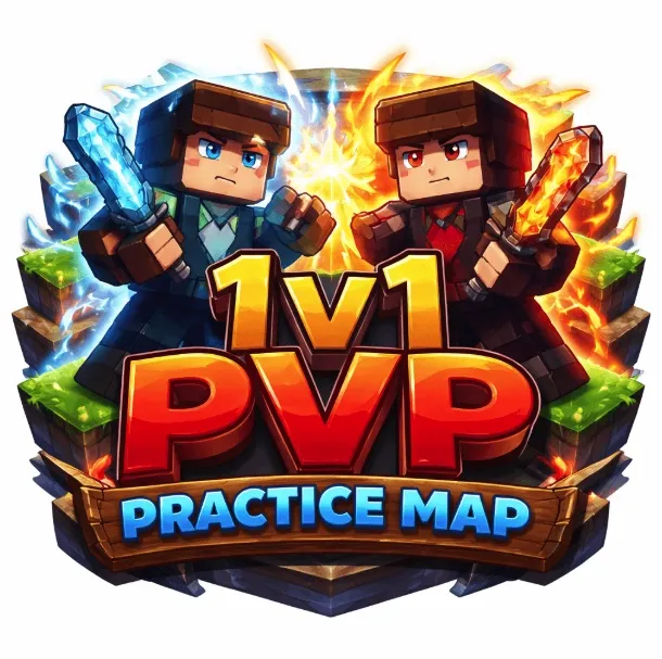 MCPE 1v1 PvP Practice Map