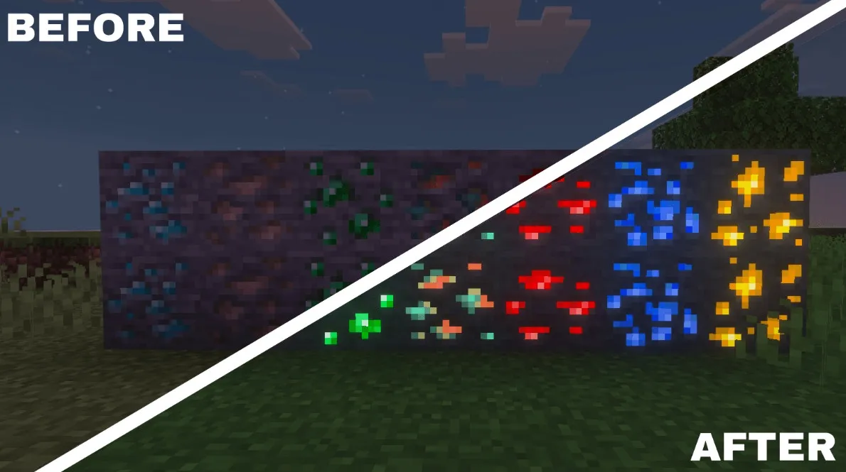 发光矿石资源包 Glowing Ores Pack