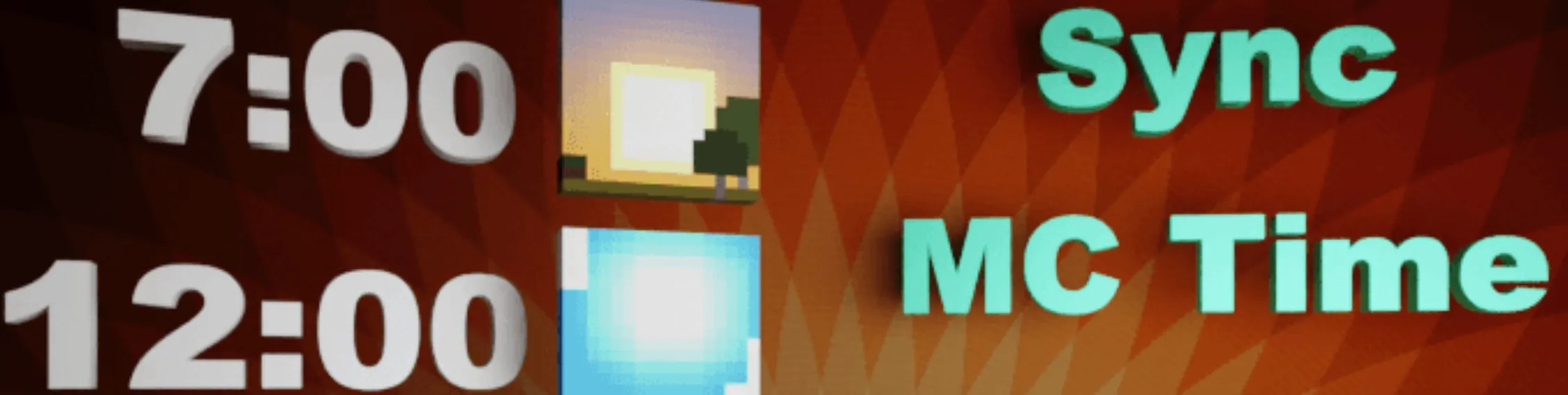 让Minecraft时间与现实世界保持同步 Synchronize Minecraft Time with Real Time