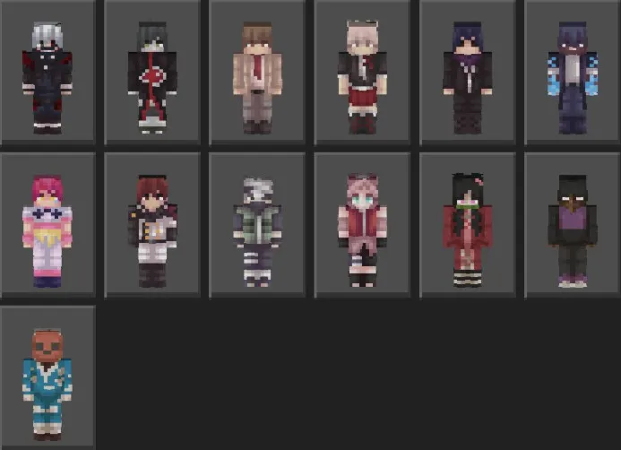 我的世界基岩版暗影之火 Shadow Fire 人物皮肤包下载