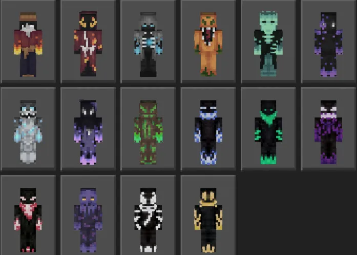 我的世界基岩版暗影之火 Shadow Fire 人物皮肤包下载