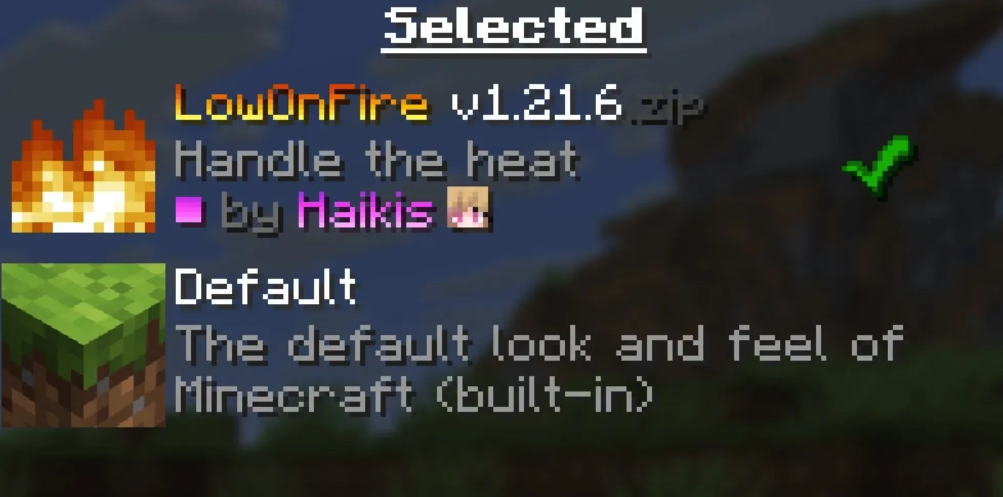 低火层级资源包 Low On Fire