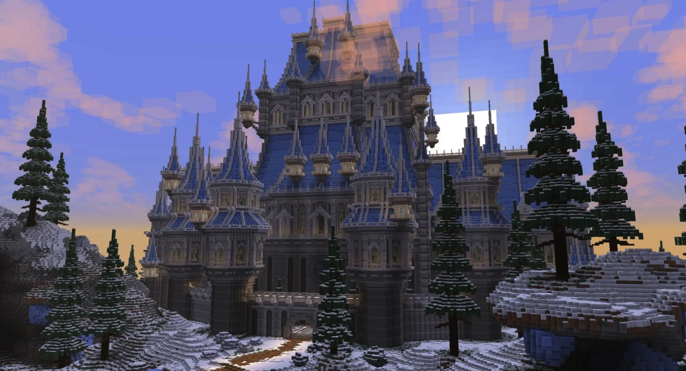 冰雪城堡 - 生存出生点 Ice Castle - Survival Spawn