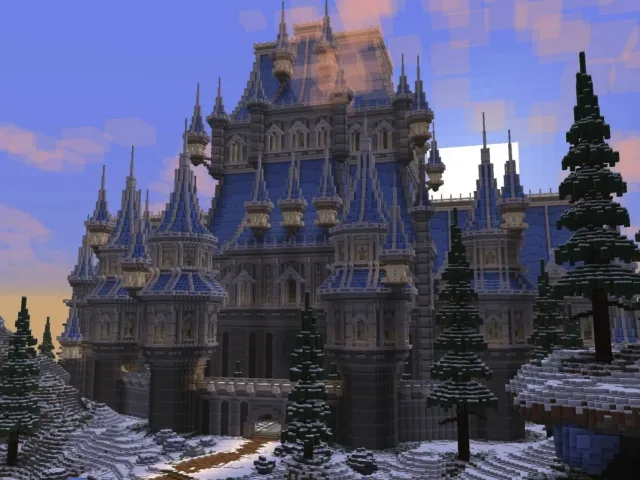 冰雪城堡 - 生存出生点 Ice Castle - Survival Spawn