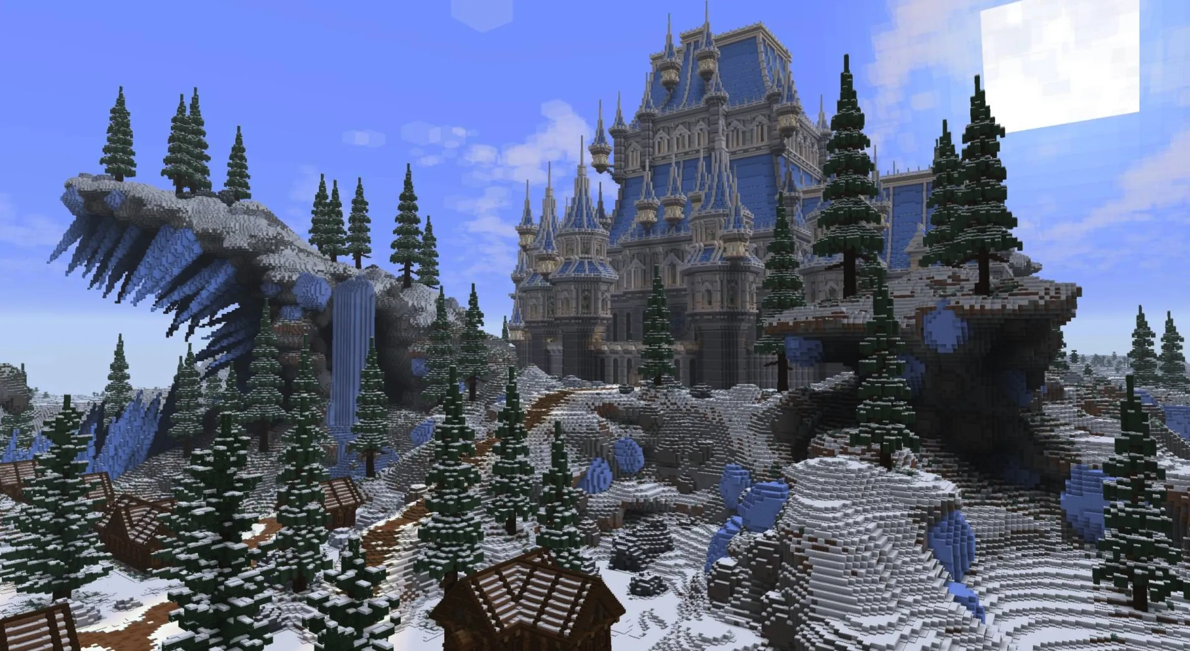 冰雪城堡 - 生存出生点 Ice Castle - Survival Spawn