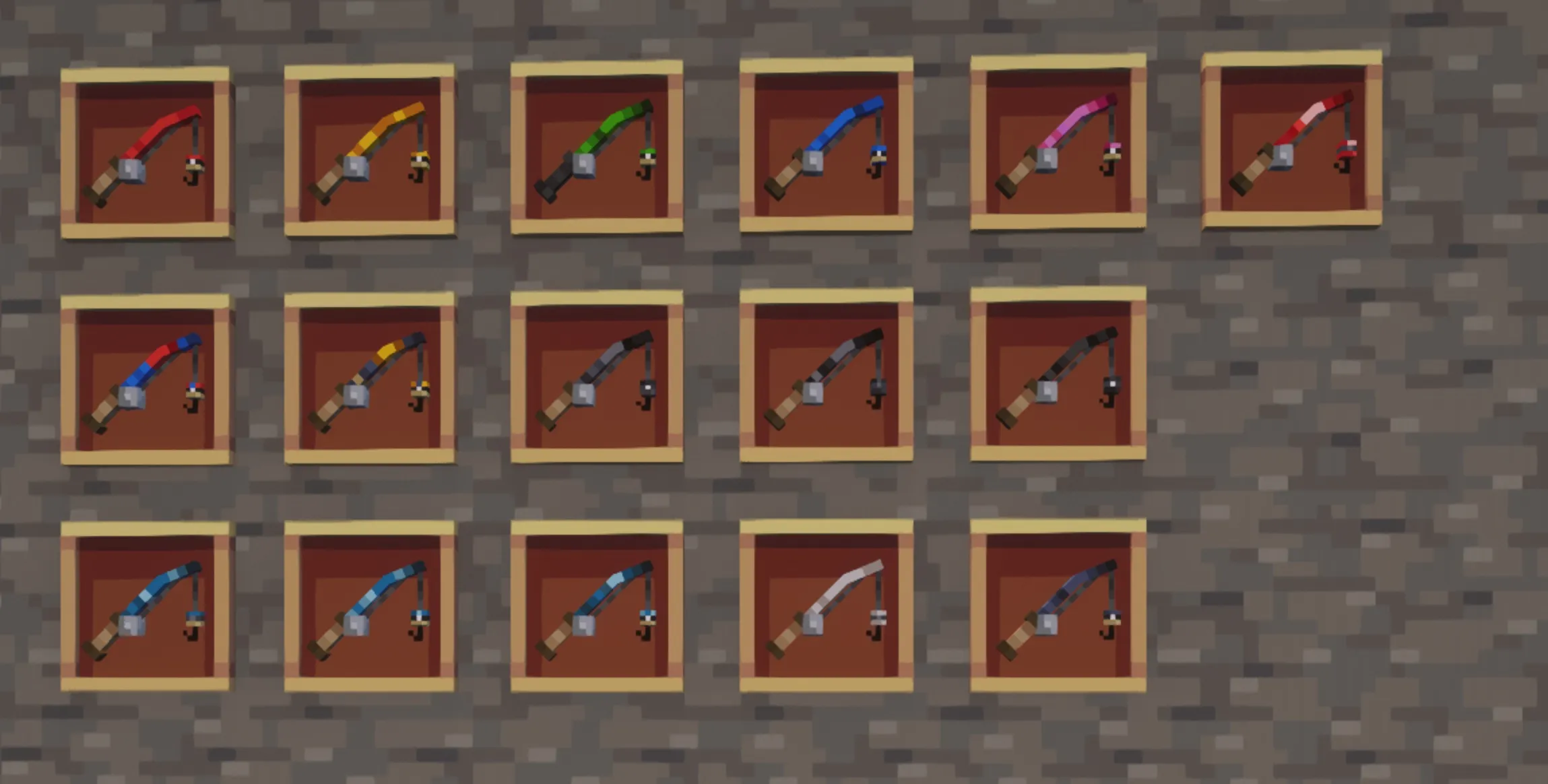 Cobblemon 3D宝可梦钓竿模型 Cobblemon 3D Poke Rods